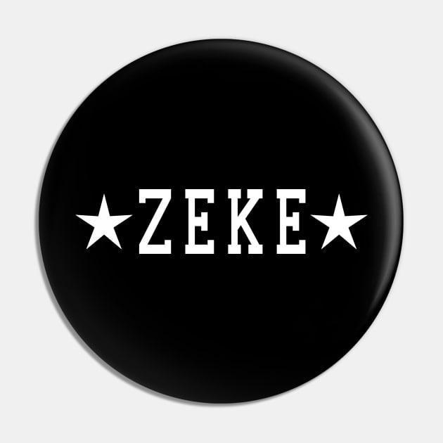 Zeke Who Shirt Pin by Saymen Design
