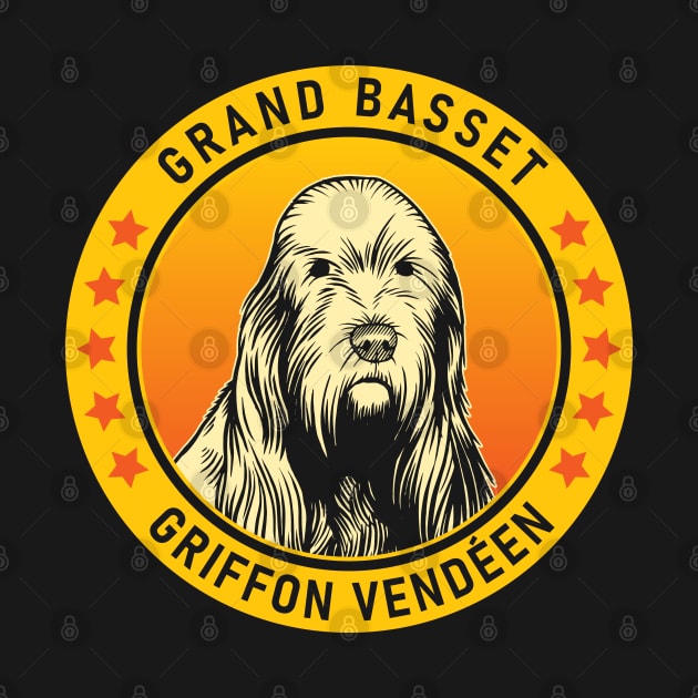 Grand Basset Griffon Vendeen Dog Portrait by millersye