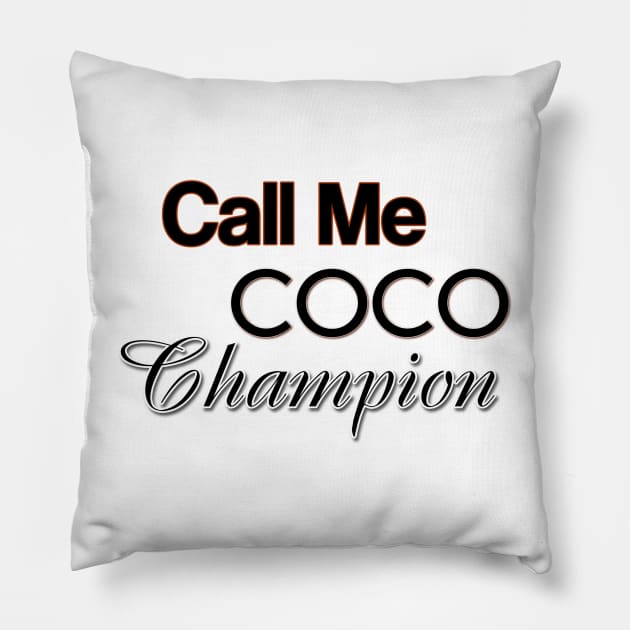 Coco gauff Pillow by Light Up Glow 
