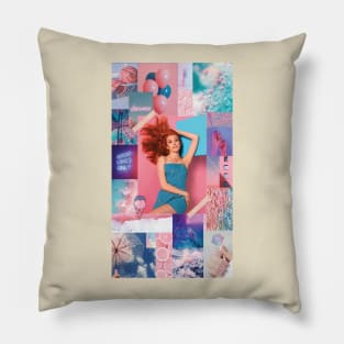 Katherine McNamara - Bubbly Pink Pillow