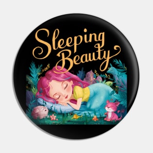 Sleeping Beauty Design Pin