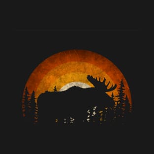 Moose and a sunset T-Shirt