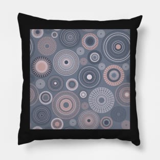 Kopie von Kopie von Kopie von Kopie von colorful circles | green and coral Pillow