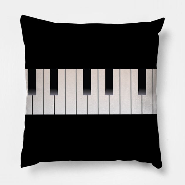 Keyboard Keys Pillow by HBfunshirts