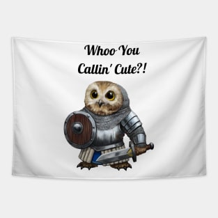 Owl Warrior Tapestry