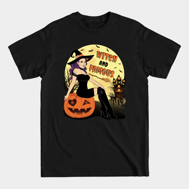 Discover Halloween Witch And Famous Halloween Beautiful Witch - Halloween Witch - T-Shirt