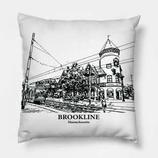 Brookline - Massachusetts Pillow