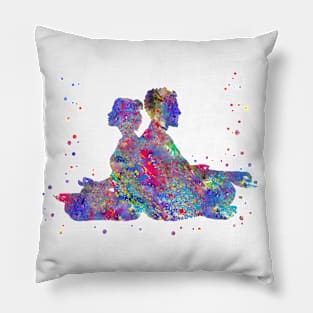 Couple meditation Pillow