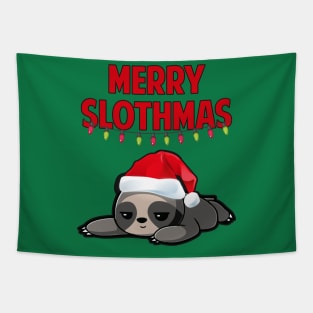 Merry Slothmas Tapestry