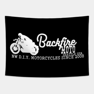 Backfire Moto Utility Logo Tapestry