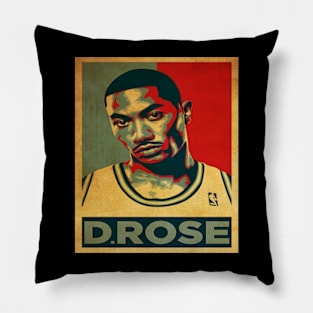 vintage d rose Pillow