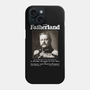 WWI Fatherland Newspaper Phone Case