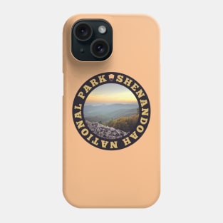 Shenandoah National Park circle Phone Case