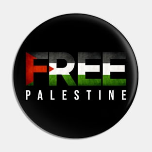 Free Palestine Pin