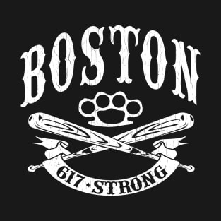 Southie Irish - 617 Boston Strong (vintage look) T-Shirt