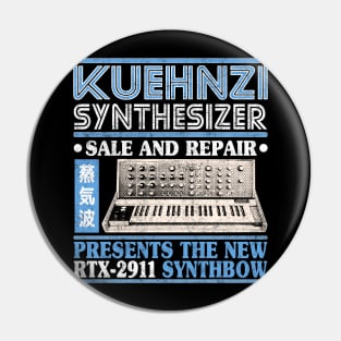 Kuehnzi Analog Synthesizer Vintage Japan Ad Retro Pin