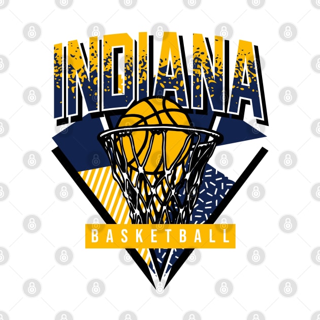 Indiana Basketball 90s Throwback by funandgames