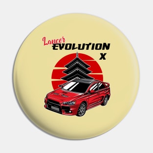 Lancer Evolution X Pin