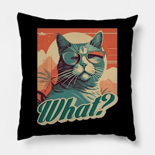 Strange Cat Pillow