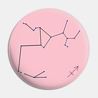 Zodiac Constellations - Sagittarius Pin