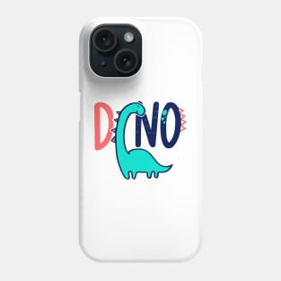 little blue dinosaur Phone Case