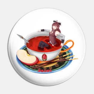 Kyoko in a Teacup Pin