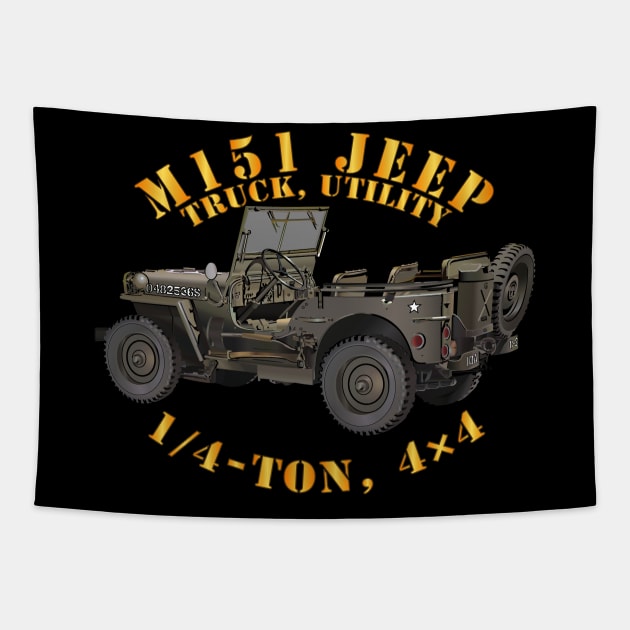 M151 Jeep Tapestry by twix123844