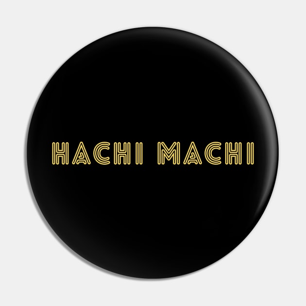 Hachi Machi Future Man Pin by MinimalSpace