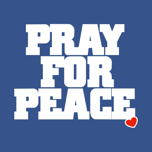 Pray For Peace (front) by C E Richards