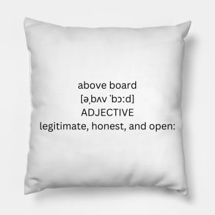 above definition Pillow