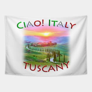 Ciao Italy TUSCANY Scenery Tapestry