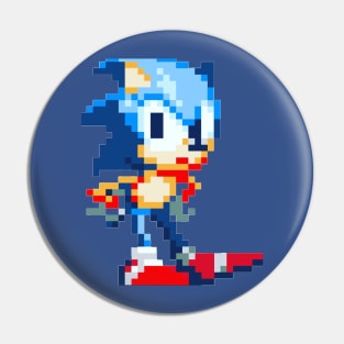 The 16 Bit Blue Blur Pin