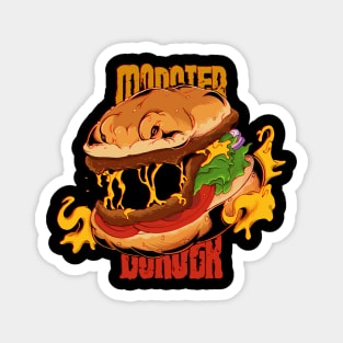 Monster Burger Magnet