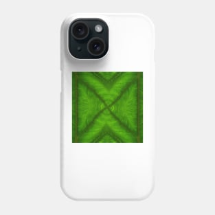 Banana leaf kaleidoscopic patterns. THREE Phone Case