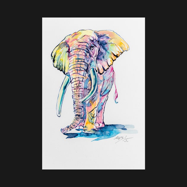 Colorful elephant by kovacsannabrigi