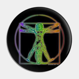 Vitruvian Divergence Pin