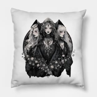 Dark Magic Witches Pillow