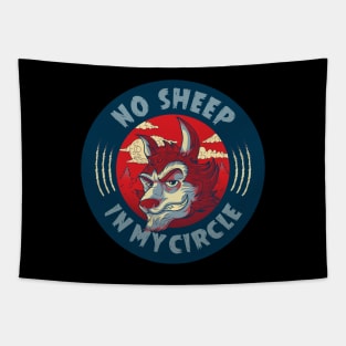 No sheep in my circle Tapestry