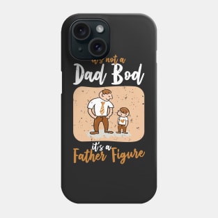 Dad Bod | White And Brown Text Funny Dad Phone Case