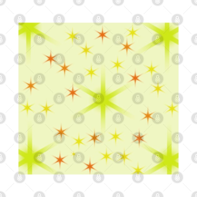 YELLOW ORANGE RED STARS PATTERN BACKGROUND by Artistic_st