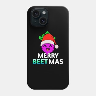 Merry Beetmas - Kawaii Beets - Cute Veggies - Graphic Vector Clipart Phone Case