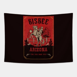 Bisbee Arizona wild west town Tapestry