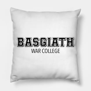 Basgiath War College Fourth Wing Book Fan Art Black Dragons Pillow