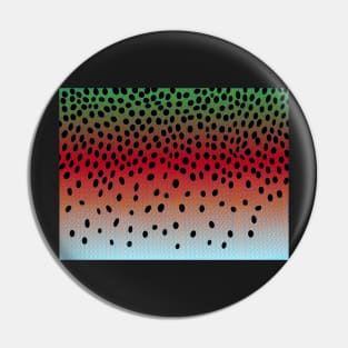 Rainbow Trout Camo Pin