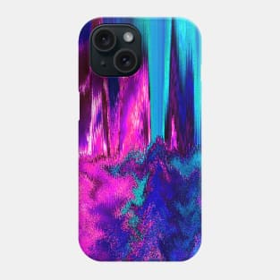 Melted Glitch (Pink & Teal) Phone Case