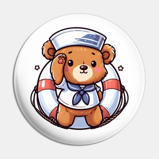 Cute Bear Sailor Kawaii Pin