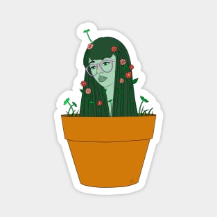 Little Plant Friend Magnet