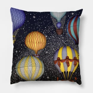 Night Flight Colour Version Pillow