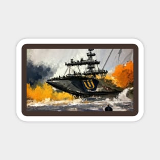 Navy Ship Magnet