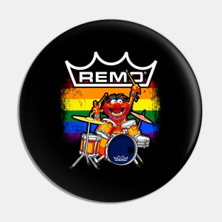 Gay Lgbt Animal Drummer 10 - Musicians And Drummer T Pin